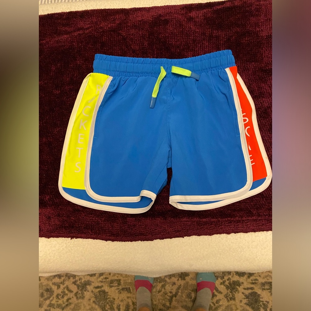 Rockets of Awesome Kids Gym/Running Shorts Size 6 NWOT